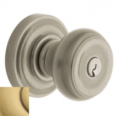 Baldwin 5213-060-Entr Colonial Entry Knob With Classic Rose