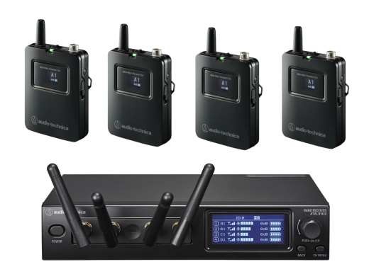 Audio-Technica System 20 Pro Wireless Quad Body-Pack System – 2.4Ghz