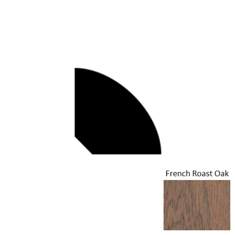 Cafe Society French Roast Oak Hardwood Quarter Round Trim