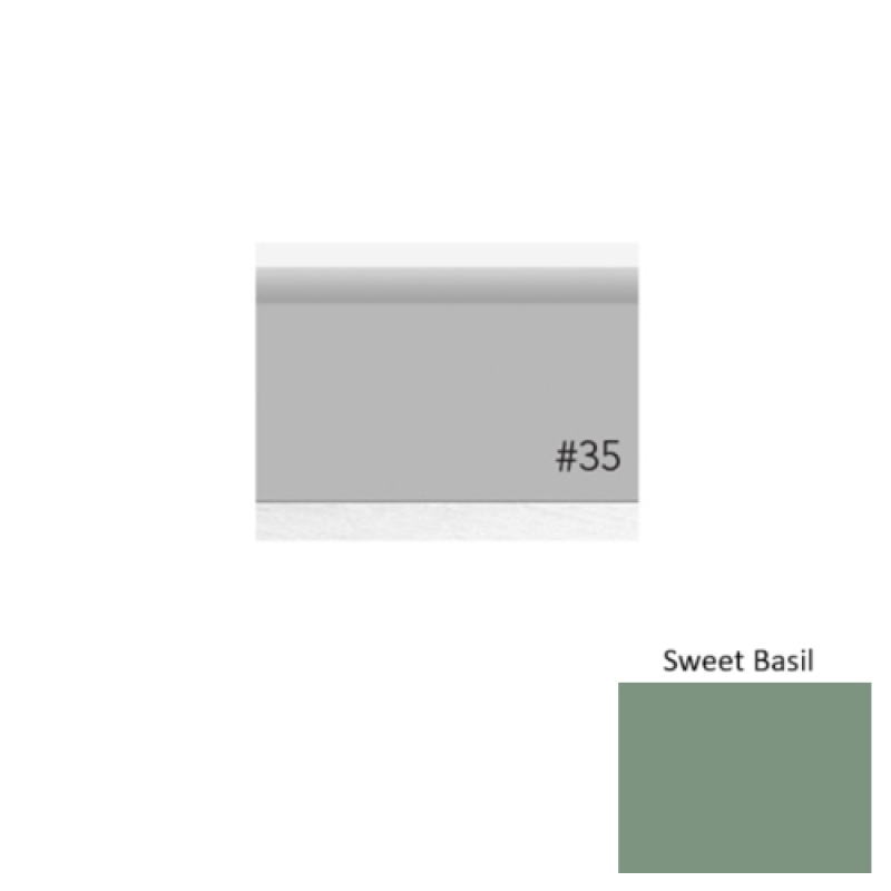 Roppe Pinnacle Plus #35 Sleek Sweet Basil Rubber Coil Wall Base - 4 9/16" X 60 Ft