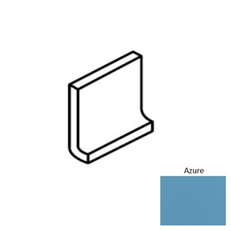 Color Complements Azure Ceramic Floor & Wall Trim
