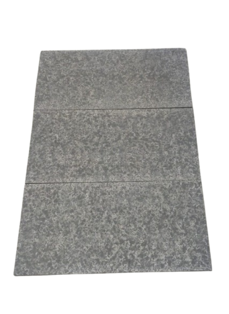 Basalt Dark Premium Basalt Tile - Flamed & Brushed