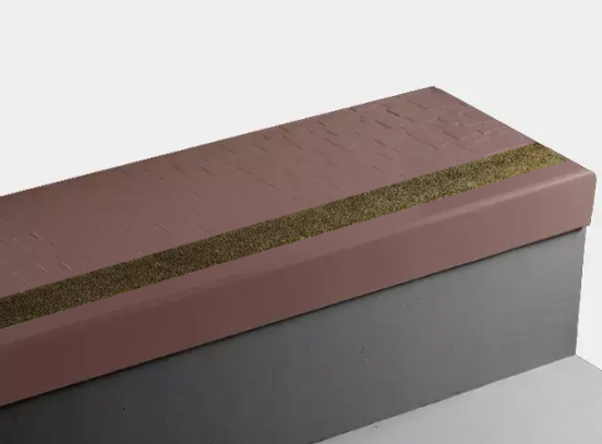 Johnsonite Red Clay Cubis Rubber Stair Tread