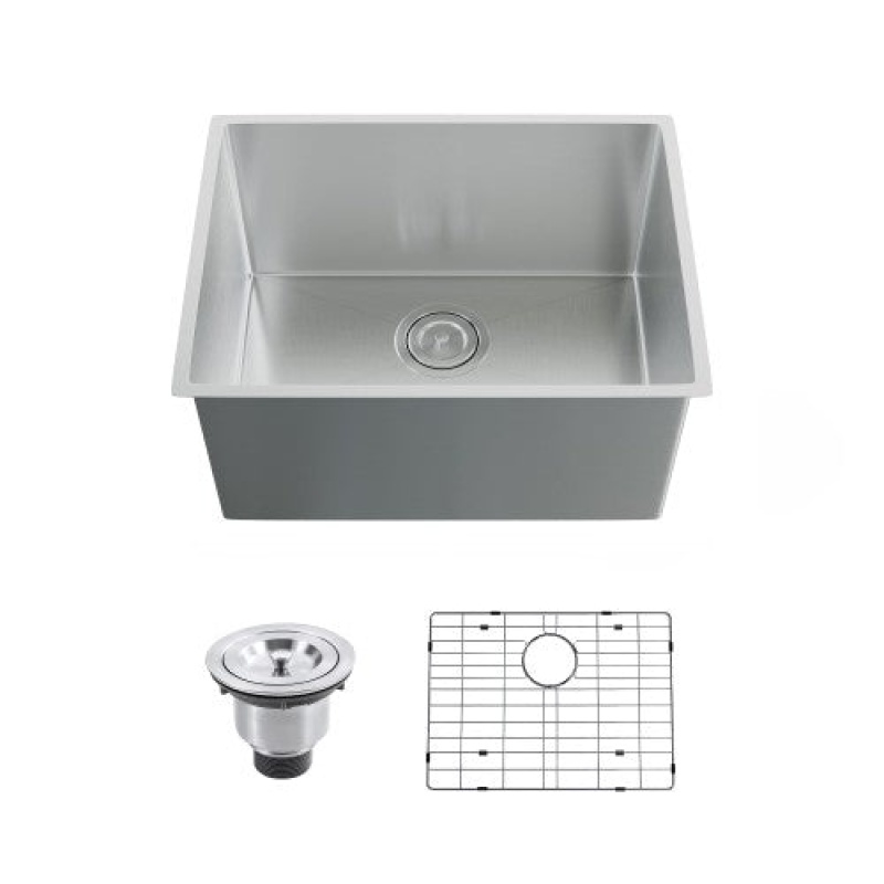 Dowell 20" x 15" Undermount Single Bowl Kitchen Sink