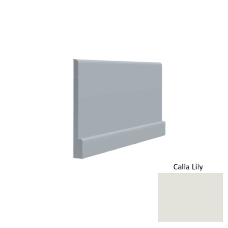Contours #05 Simplicity Bold Calla Lily Rubber Profiled Wall Base