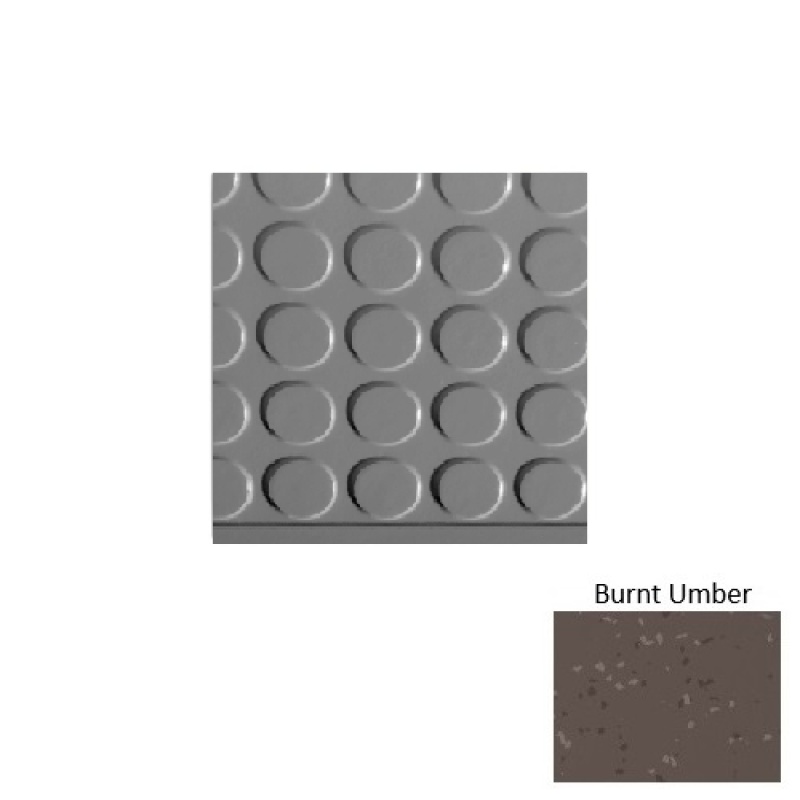 Roppe Symmetry Burnt Umber Textured Rubber Stair Tread
