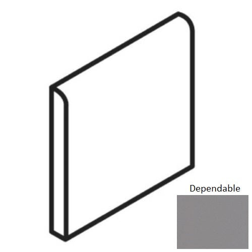 Color Story Wall Dependable Ceramic Wall Trim - 4" X 4" Bullnose