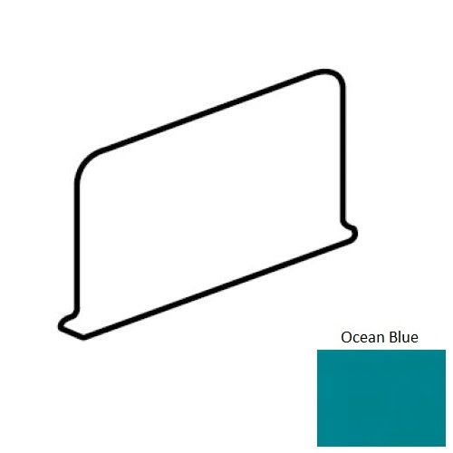 Color Wheel Classic Ocean Blue Ceramic Wall Trim