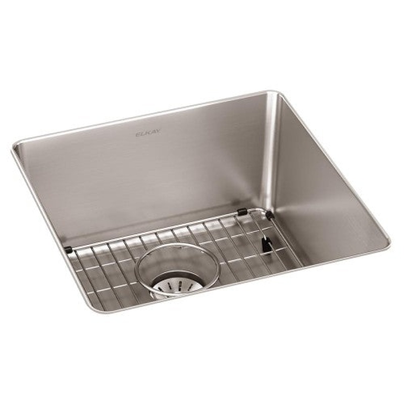 Lustertone Iconix Stainless Steel Undermount Single Bowl Workstation Kitchen Sink