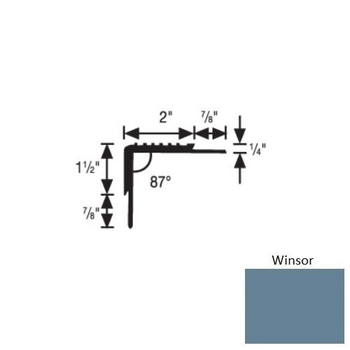Flextones Winsor Vinyl 202 Double Butt Carpet Stair Nosing