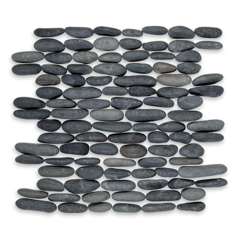 Standing Java Natural Stone Pebble - 12" x 12" Matte