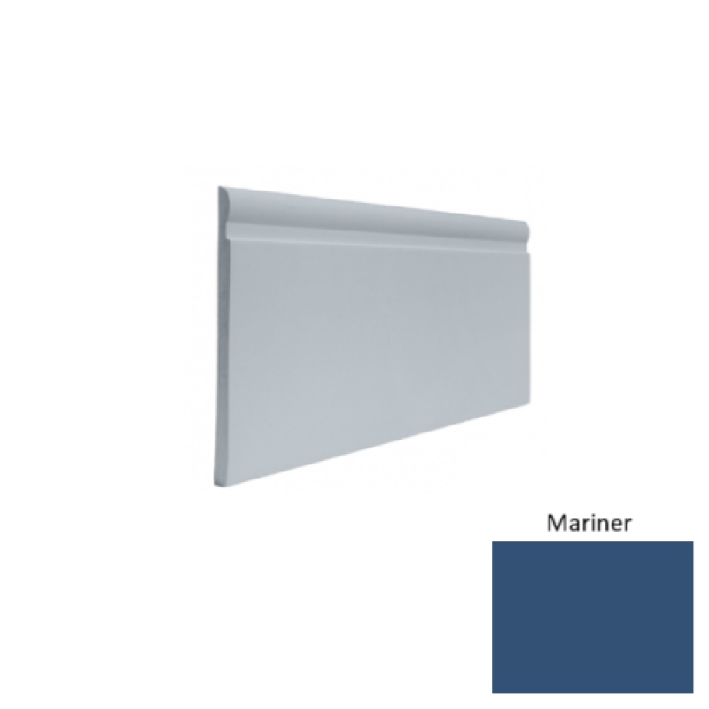 Contours #85 Fashion Mariner Rubber Profiled Wall Base - Satin