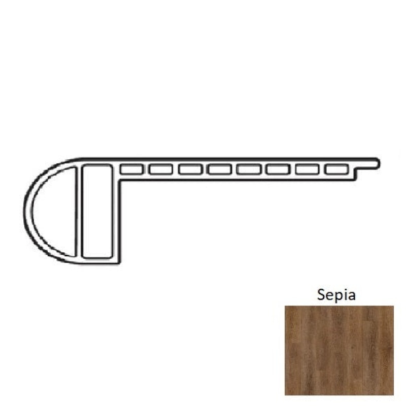 Regal Manor Sepia Stair Nose Trim