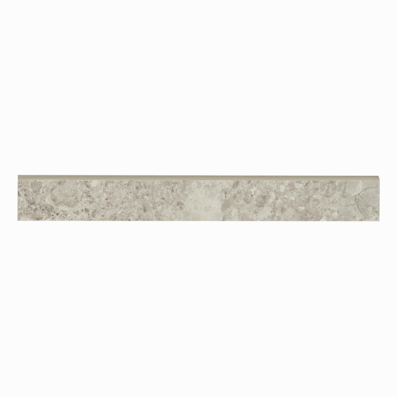 Frammenta Beige Porcelain Bullnose Trim 3" x 24" Matte