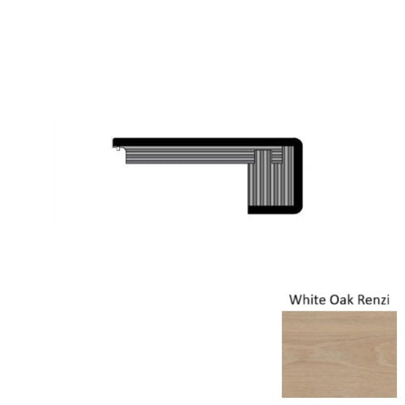 Sereno White Oak Renzi Square Stair Nose