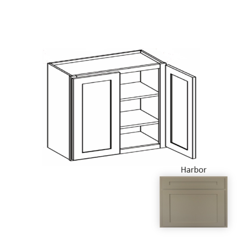 W3030 Harbor Wood Kitchen Wall Cabinet