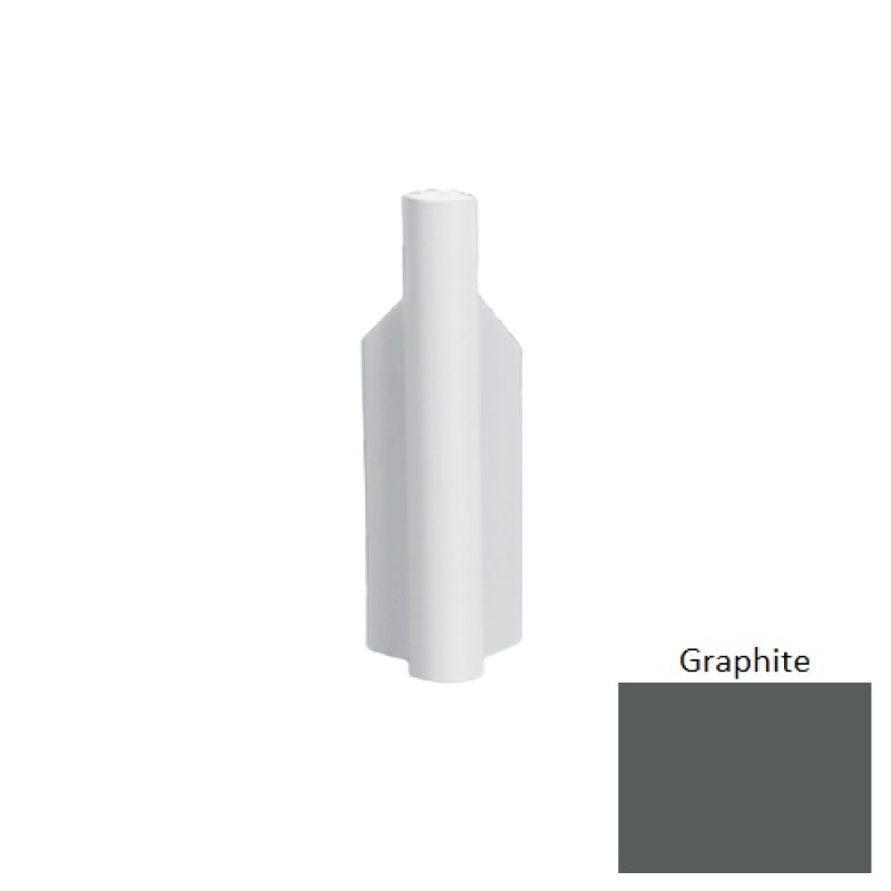 Mcb Graphite Rubber Moulding / Trim - 4 1/4" Mini Outside Corner Blocks - Mini Outside Corner Blocks