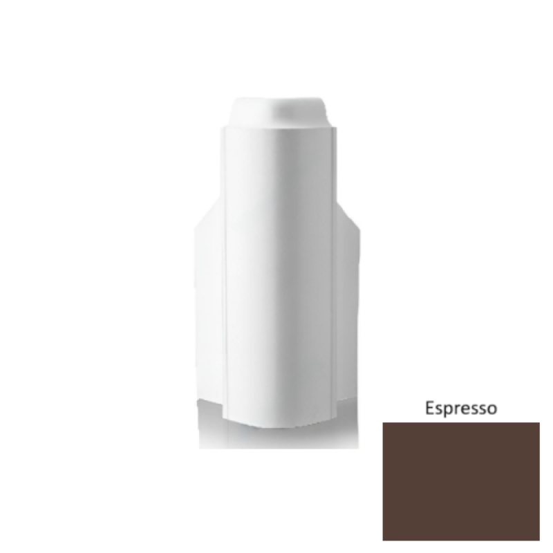 Pinnacle Espresso Rubber Outside Corner Block