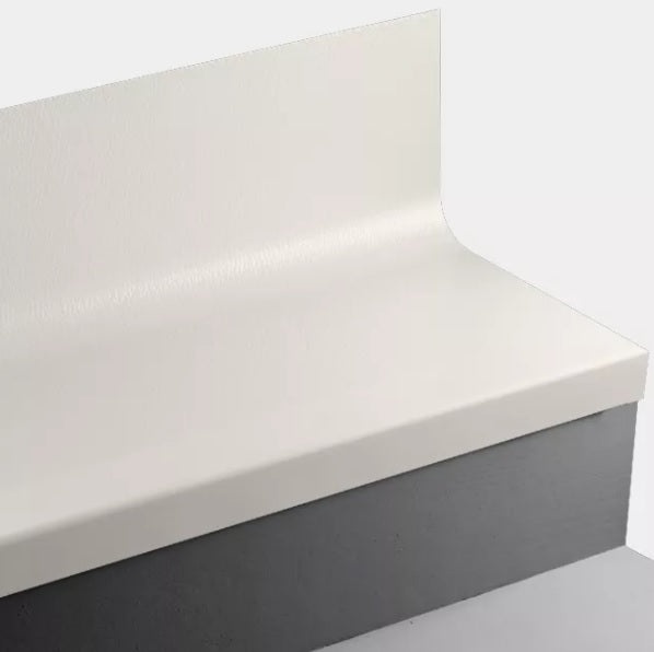 Johnsonite White Sand Hammered Rubber Moulding / Trim