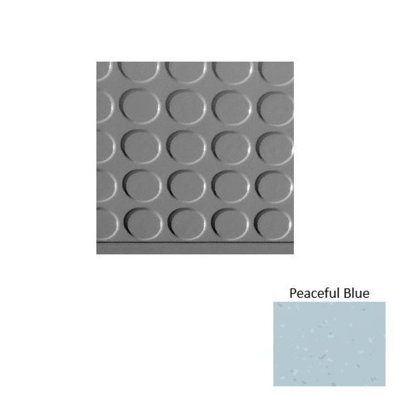 Roppe Symmetry Peaceful Blue Textured Rubber Stair Tread