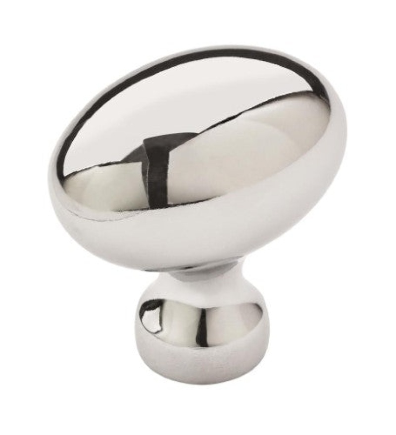 Vaile Zinc Cabinet Knob - Polished Chrome - 1 3/8" (35 Mm) Length