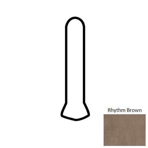 Chord Rhythm Brown Porcelain Floor & Wall Trim