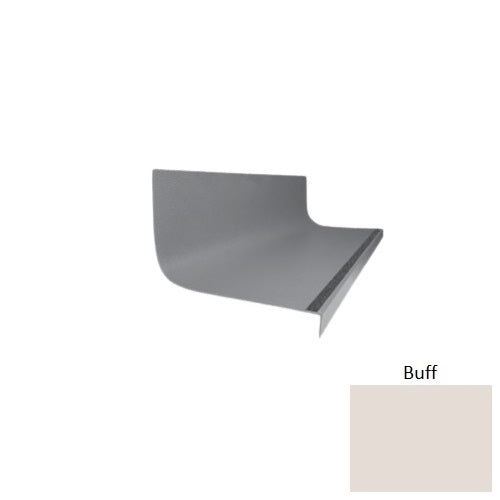 Flextones Buff Type 1975 With Flush Carborundum Strip Distinct Designs Rubber - 20 3/8" X 72" Stair Tread - Hammered