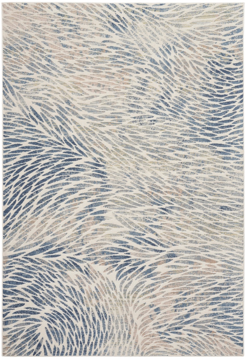 Exhale Exl03 Multicolor Polypropylene Modern Area Rug
