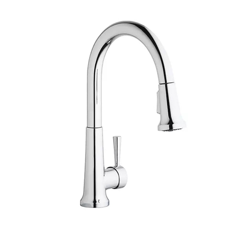 Chrome Deck Mount Kitchen Faucet - One Hole