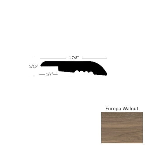 Inception 200 Europa Walnut Luxury Vinyl Reducer Trim