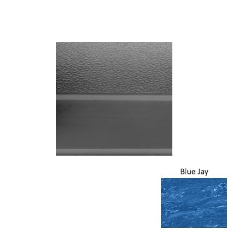 Marbleized 93 Blue Jay Rubber (Sq) Stair Tread - Textured