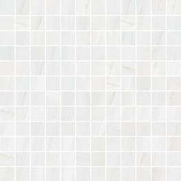 Dolomite White Porcelain Mosaic - 1" X 1"