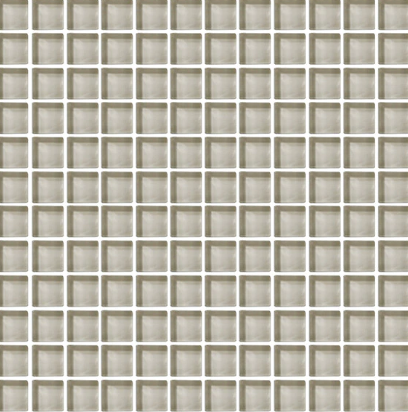 Color Wave Classic Colors Silver Mink Glass Mosaic - 1" X 1" - Glossy
