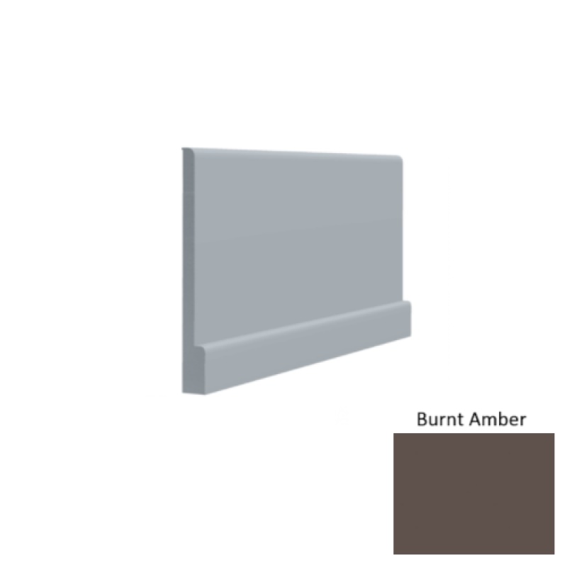 Contours #05 Simplicity Bold Burnt Amber Rubber Profiled Wall Base