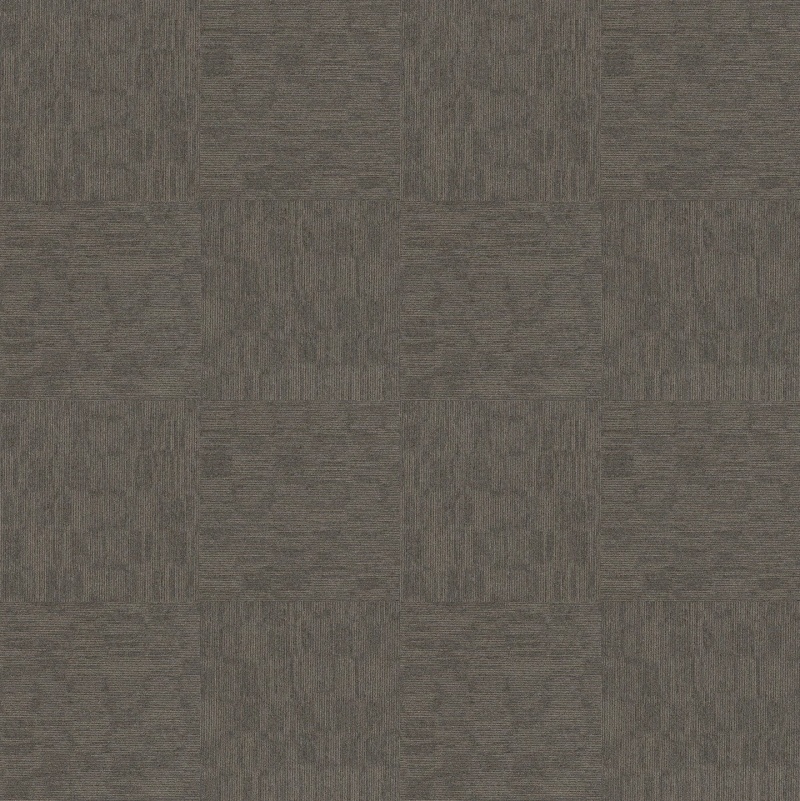 Victory Knock Out Challenger Polyester Carpet Tile - Textured - 24" X 24"