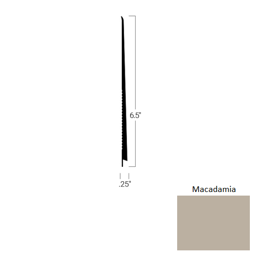 Johnsonite Macadamia Rubber Tightlock Carpet Base
