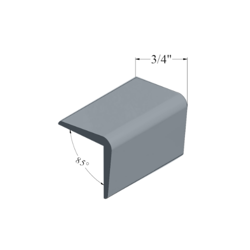 Johnsonite Navy Blue Vinyl Corner Wall Guard – 3/4" x 3/4" x 48"