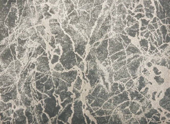 Patina Zeus Graphite Polypropylene Carpet - Pattern