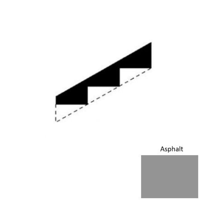 Solid Asphalt Rubber Stringers - Smooth