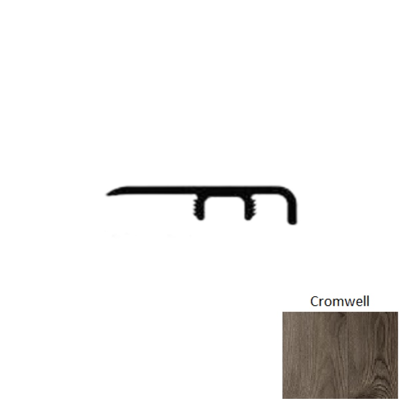 Lamdura Landmark Cromwell Laminate Wood Moulding / Trim - 94" End Cap - Embossed