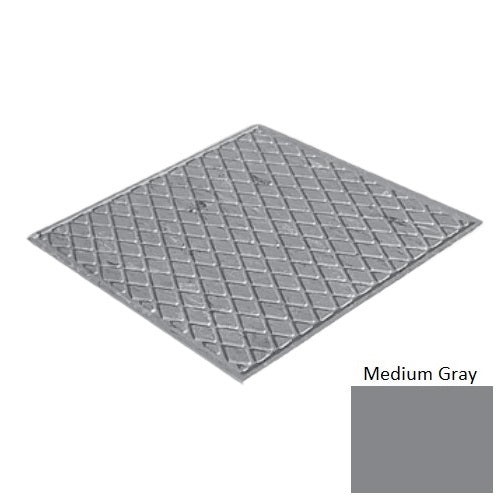 Flextones Medium Gray Rubber Diamond Landing Tile