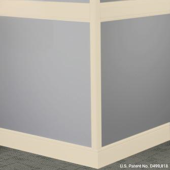Johnsonite Almond Rubber Moulding / Trim Chair Rail