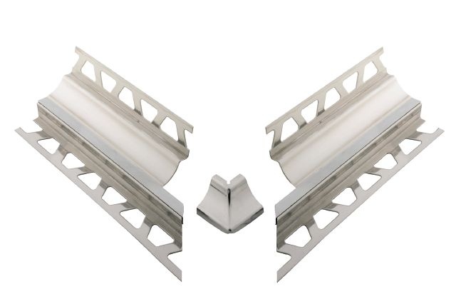 DILEX-HKS Classic Grey Stainless Steel Outside Corner Set