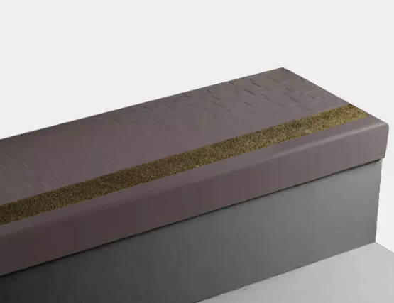 Espresso Cubis Rubber Stair Tread