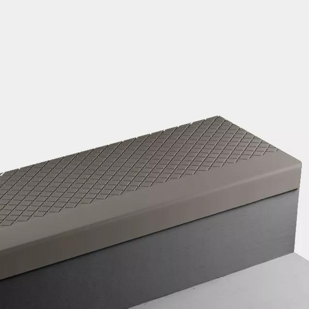 Grounded Diamond Rubber Moulding Trim Stair Tread