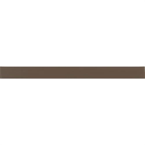 Bright & Matte Linea Nutmeg Ceramic Wall Trim