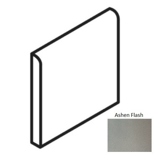 Quarry Textures Ashen Flash 6" x 6" Bullnose Trim