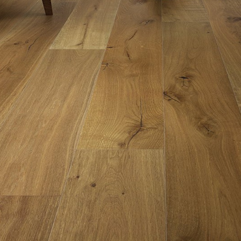 Symphony French White Oak Sonata Engineered Hardwood Flooring - Brushed Matte - 9.5" X Random Lengths