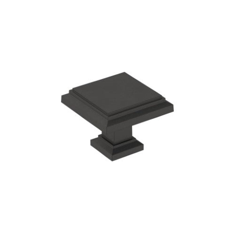Appoint Zinc Cabinet Knob - Matte Black - 1 1/4" (32 Mm)
