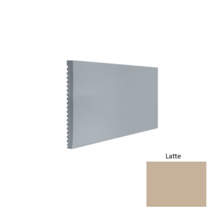 Contours #60 Candid Latte Rubber Profiled Wall Base - Satin